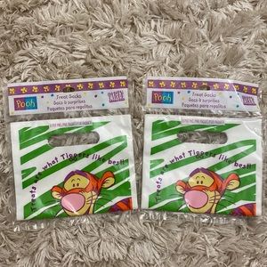 Party Express Winnie the Pooh Treat Sacks Party Favor Bags Vintage Tigger